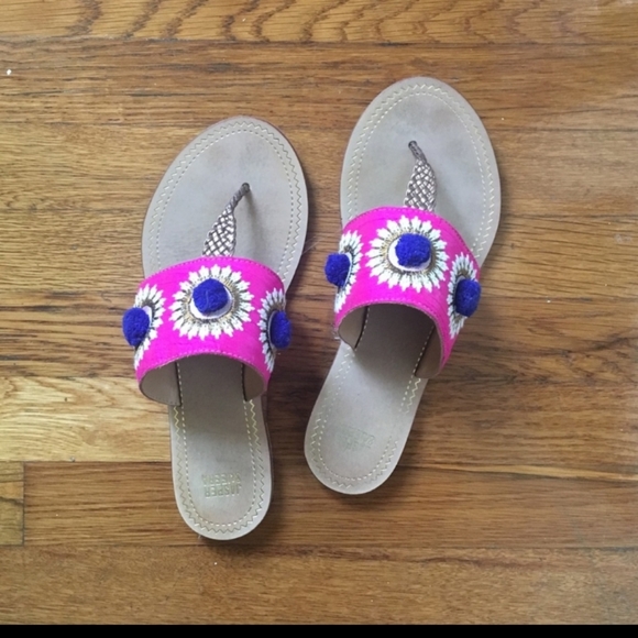 Adorable Anthropology colorful shoes 👠❤👠 - Picture 2 of 4